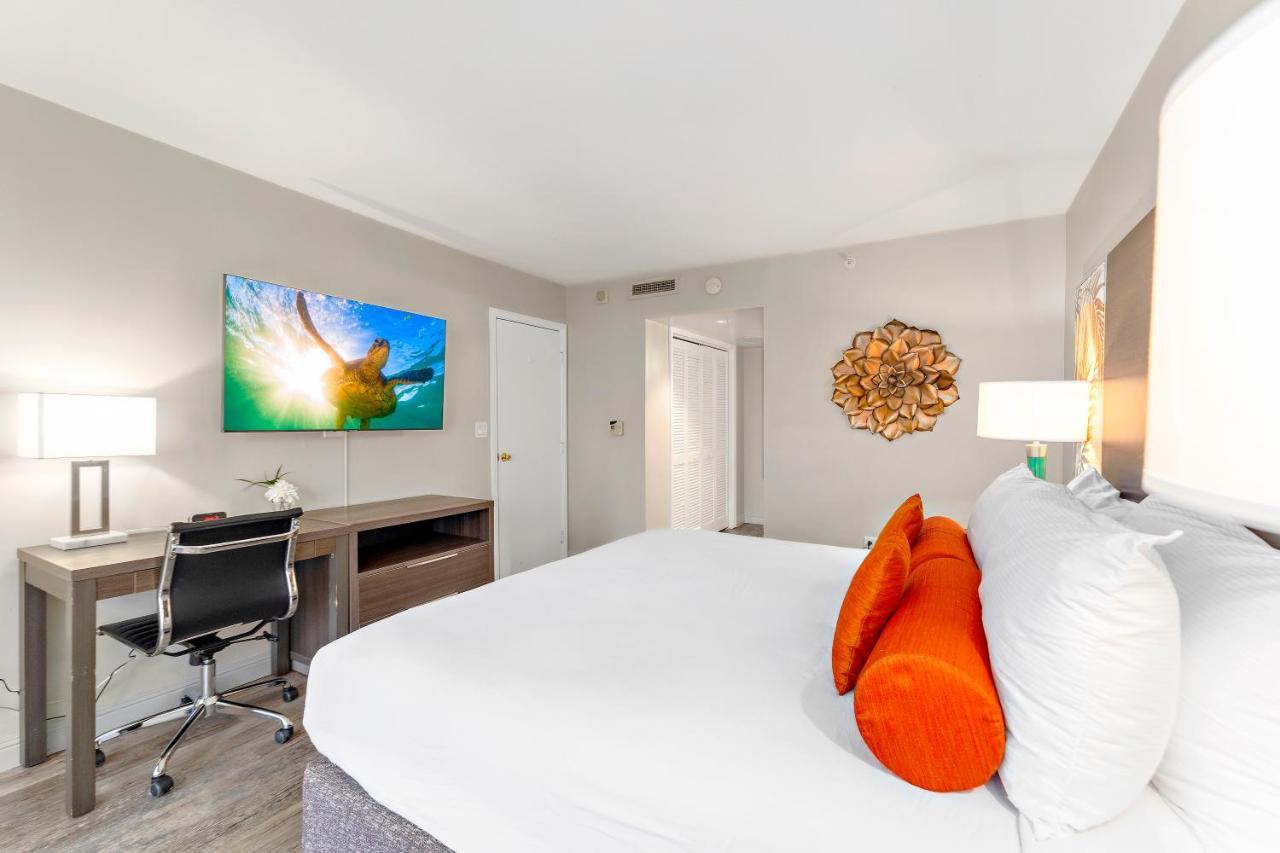 Renovated With City View At Aqua Palms Waikiki Honolulu Exterior photo
